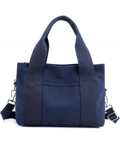 Stylish Large Canvas Tote Bag with Zipper Versatile Women Crossbody Shoulder Bags for Travel and Work Green $27.62 Totes