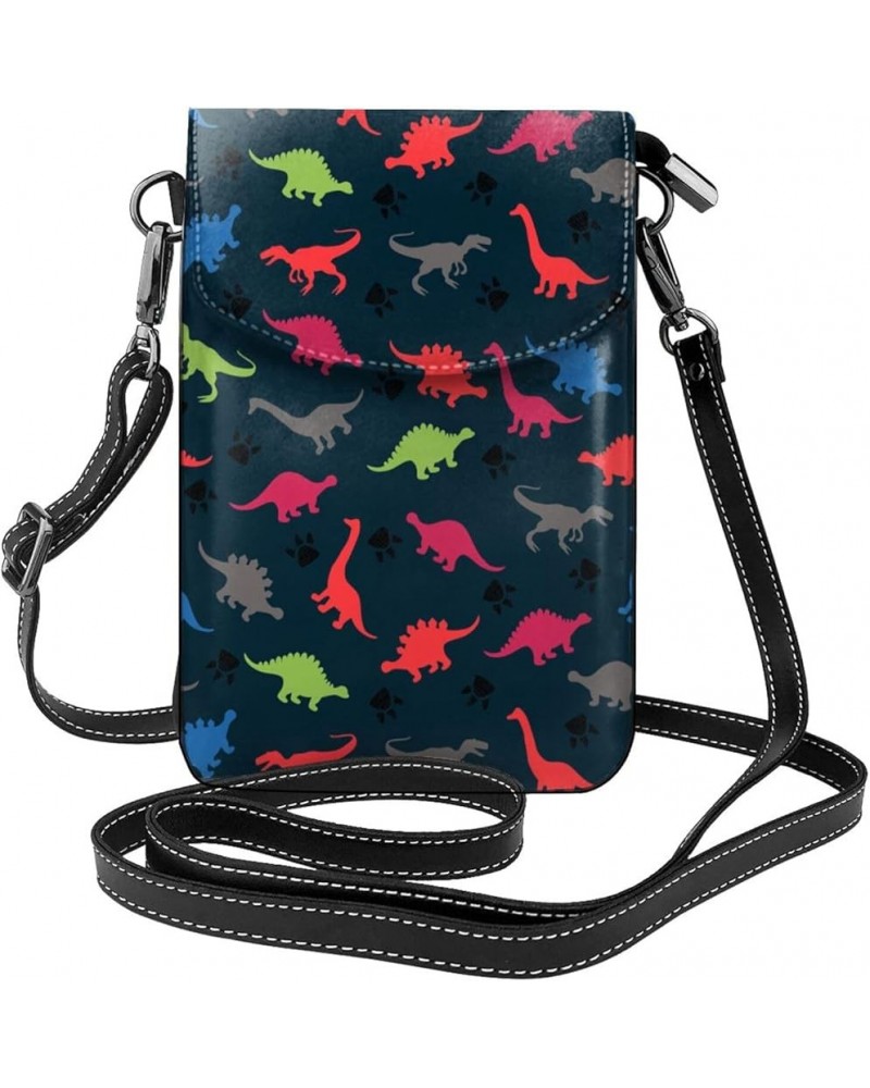 Colorful Llama Small Crossbody Bags for Women PU Leather Phone Purse Mini Cell Phone Purse with Card Slots Colorful Little Di...