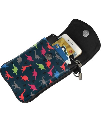 Colorful Llama Small Crossbody Bags for Women PU Leather Phone Purse Mini Cell Phone Purse with Card Slots Colorful Little Di...