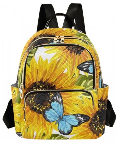 Sunflower Women's Backpack Wallet Casual Small Backpack Fashion Women's Travel Bag School Backpack Color047 Small $16.73 Back...