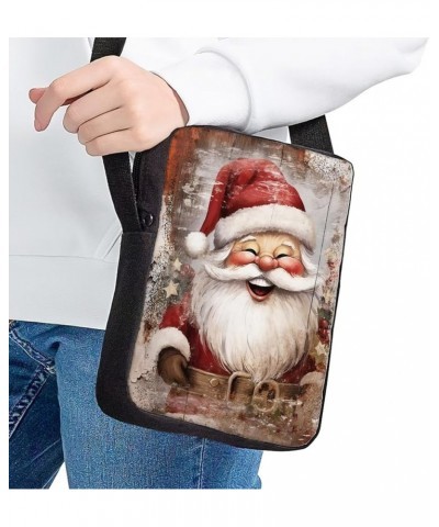 Fashion Sling Purse Kids Adults Casual Crossbody Bag,Adjustable Shoulder Strap Small Handbag,Cell Phone Bag Christ Santa Happ...