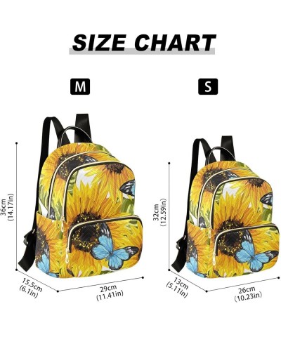 Sunflower Women's Backpack Wallet Casual Small Backpack Fashion Women's Travel Bag School Backpack Color047 Small $16.73 Back...