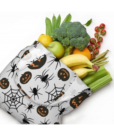 Halloween Spiders Single Shoulder Commuter Canvas Tote Bags For Women And Men Halloween Spiders28 $12.97 Totes