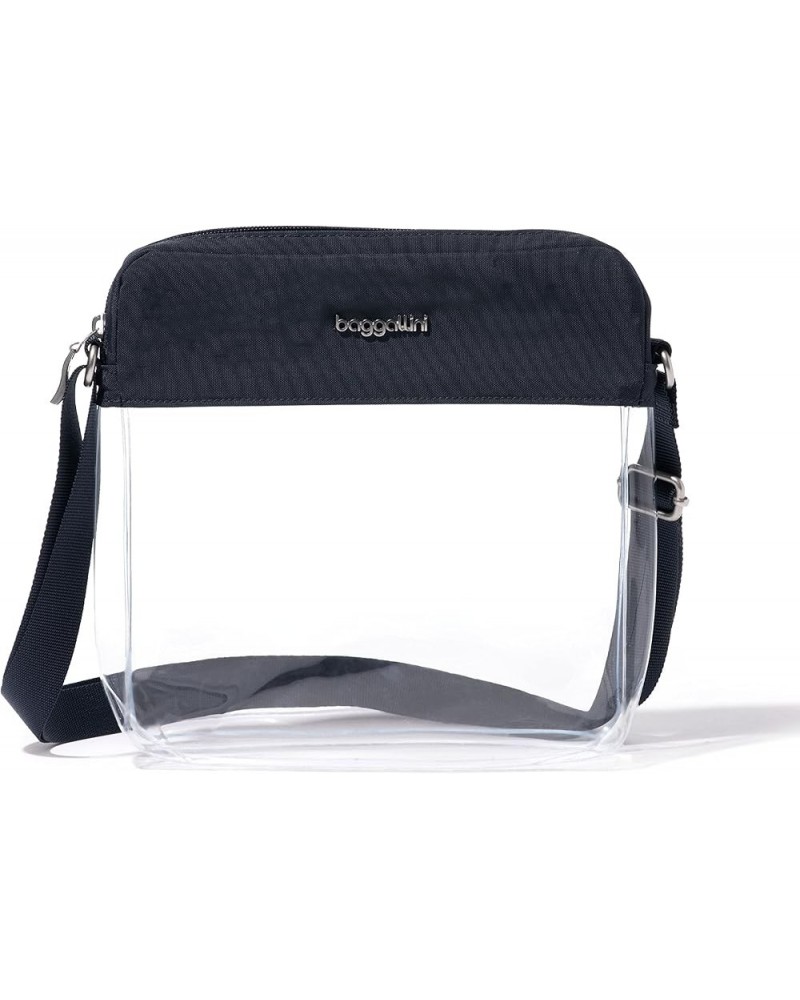 Clear Stadium Crossbody French Navy $27.00 Crossbody Bags