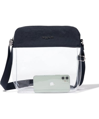 Clear Stadium Crossbody French Navy $27.00 Crossbody Bags