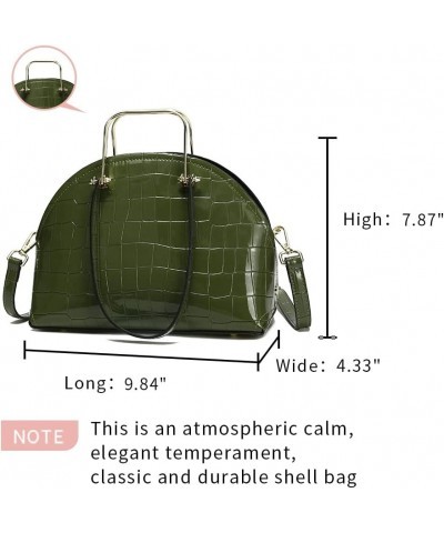 Purses for Women Fashion Handbag Ladies Satchel Bags PU Leather Top Handle Shoulder Tote Bags 3 Green $32.20 Totes