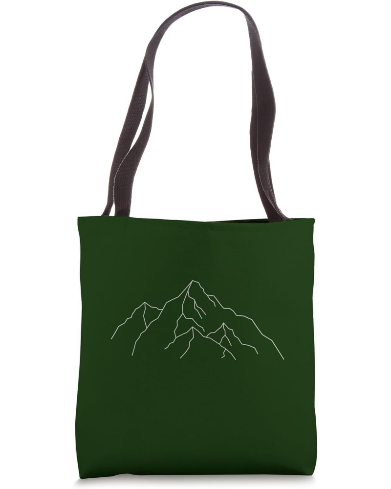 Hiking Mountain Adventure Mother Nature Design Tote Bag $10.53 Totes