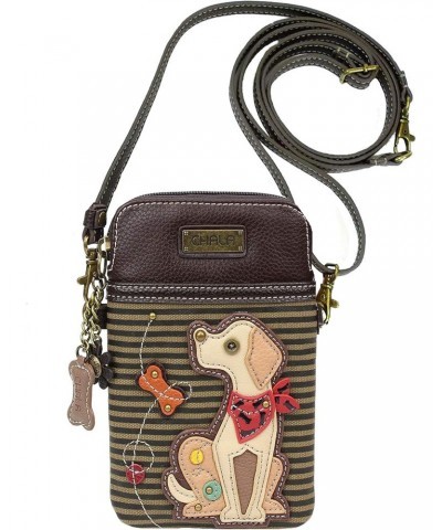 Chala Yellow Lab Cellphone Crossbody Handbag - Labrador Lab Mom $24.92 Crossbody Bags