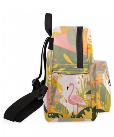 Cartoon Flamingo Bird Small Backpack for Women Ladies Mini Backpack Travel Casual Backpack Purse Satchel Daypack $21.60 Backp...