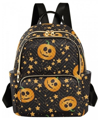 Funny Pumpkin Halloween Party Casual Fashion Polyester Travel Rucksack Shoulder Bag Color Small $20.34 Backpacks