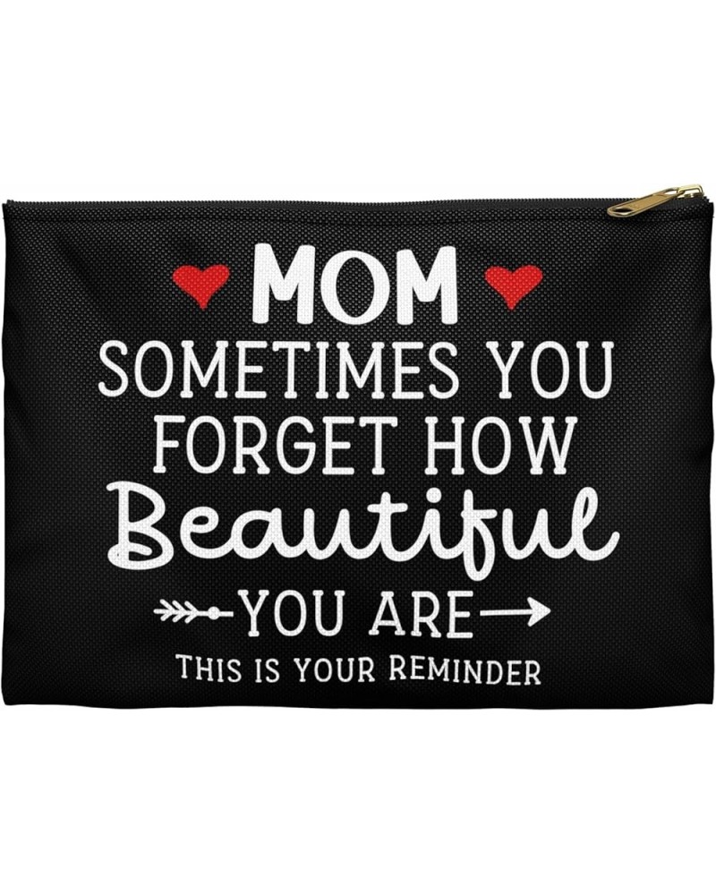 Mothers Day Gifts for Mom Trendy Clutch Purses for Women Cute Accessory Pouch B - Black $14.49 Clutches