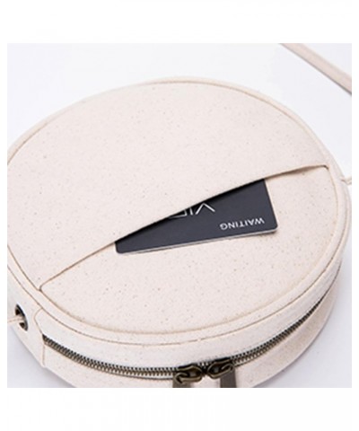 Round Crossbody Bags, Fashion Circle Crossbody Purse Clutch Handbag, Lightweight Black $9.19 Crossbody Bags