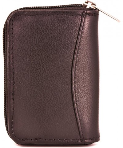 SANTO Unisex Accordion Card Wallet Dark Brown - Expresso $37.81 Wallets