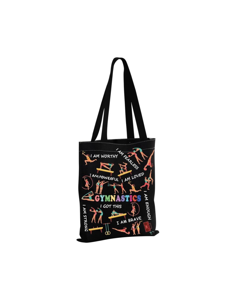 Gymnastics Gifts Tote Bag Gymnast Gift for Gymnastics Lover Gymnastics Team Gifts for Gymnast Coach Canvas Tote Bag (GYMNASTI...