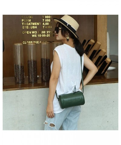 Casual fashion trend cylinder Messenger ladies bag shoulder pillow head ladies parcel Black $19.45 Shoulder Bags