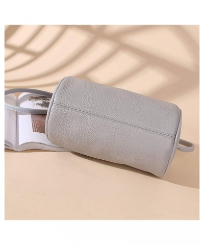 Casual fashion trend cylinder Messenger ladies bag shoulder pillow head ladies parcel Black $19.45 Shoulder Bags