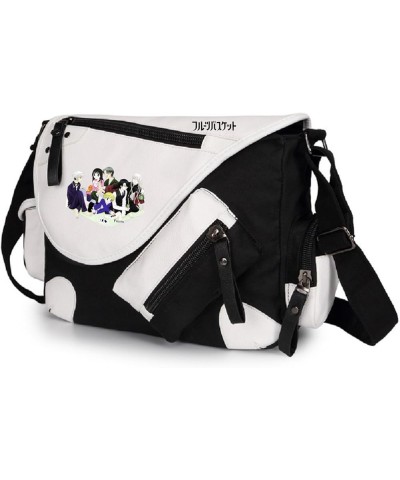 Anime Fruit Basket Messenger Bag Kyo Soma Yuki Satchel Crossbody Bag Handbag Shoulder Bag Black 23 $23.93 Shoulder Bags