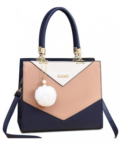 Elegant Ladies Handbag V Shape Womens Shoulder Bag Casual Messengerbag Blue $33.68 Shoulder Bags