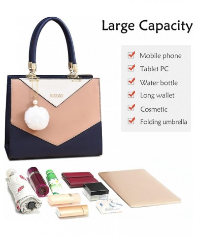 Elegant Ladies Handbag V Shape Womens Shoulder Bag Casual Messengerbag Blue $33.68 Shoulder Bags