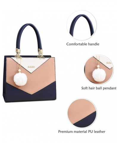 Elegant Ladies Handbag V Shape Womens Shoulder Bag Casual Messengerbag Blue $33.68 Shoulder Bags