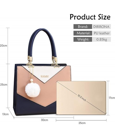 Elegant Ladies Handbag V Shape Womens Shoulder Bag Casual Messengerbag Blue $33.68 Shoulder Bags