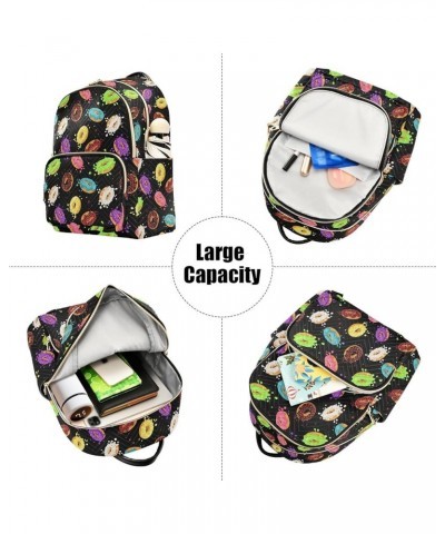 1234567 Women Backpack Purse Shoulder Bag Color Medium $14.19 Backpacks