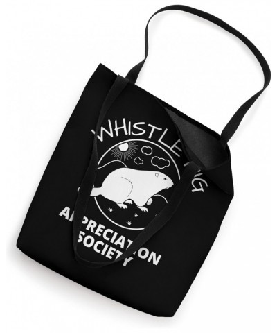 Whistle Pig Appreciation Society - Groundhog Shirt Tote Bag $12.00 Totes