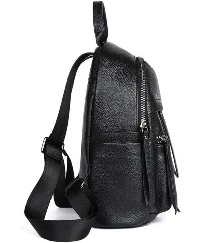 Backpack for Women Top Handle Handbag Large Capacity Shoulder Bag Multi Zip Pocket Daypack Travel Purse Black $43.85 Backpacks