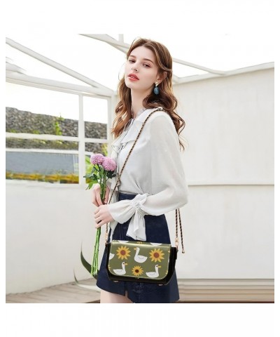 Crossbody Bags for Women Trendy Women's Black Shoulder Bag Small PU Leather Flap Cross Body Bag Handbags Pattern14 $21.31 Cro...