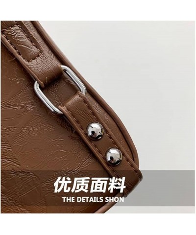 European And American Retro Shoulder Bag, Crossbody Bag, Commuter Versatile Small Square Bag, Armpit Bag For Women Brown $30....