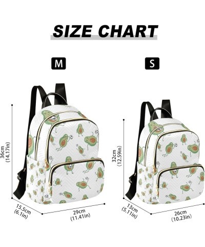 Avocado Soccer Backpack for Women Shoulder Bag Lightweight Mini Backpack Casual Daypack Back Pack Small(11.41'' x 6.1'' x 14....