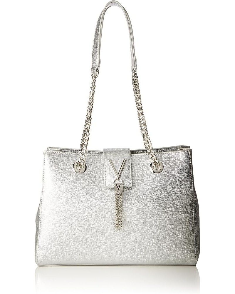 Women's Divina Tote Silver $63.05 Totes