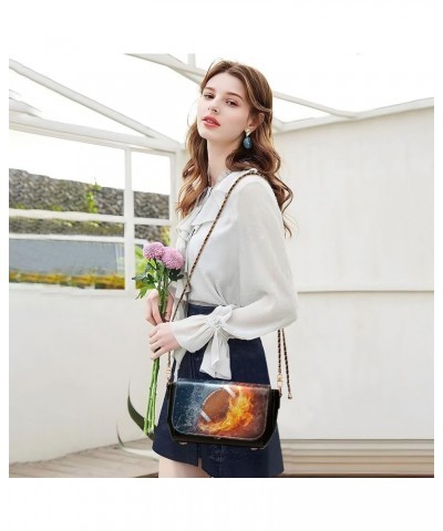 Crossbody Bags for Women Trendy Women's Black Shoulder Bag Small PU Leather Flap Cross Body Bag Handbags Pattern16 $18.03 Cro...