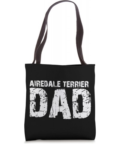 Airedale Terrier Dad vintage dog dogs paw paws doggy Tote Bag $14.83 Totes