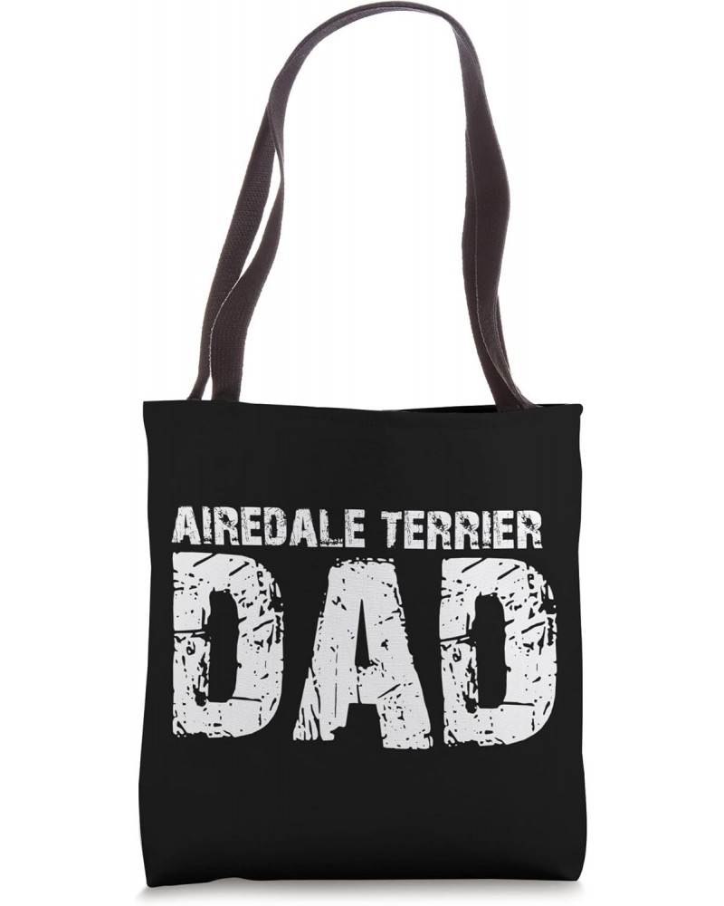 Airedale Terrier Dad vintage dog dogs paw paws doggy Tote Bag $14.83 Totes