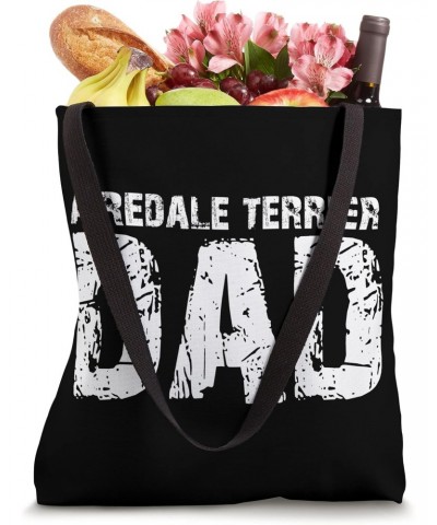 Airedale Terrier Dad vintage dog dogs paw paws doggy Tote Bag $14.83 Totes