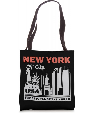 New York The City Of NYC USA Famous City Landmarks Tote Bag $10.70 Totes