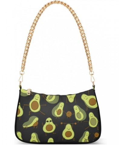 Fruit Shoulder Bag Avocado Little Cute Family Women Clutch Handbag Shoulder Purch Boho Bag Date Chain Bag Tote Bag Spring Hol...