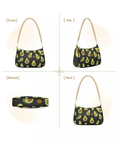 Fruit Shoulder Bag Avocado Little Cute Family Women Clutch Handbag Shoulder Purch Boho Bag Date Chain Bag Tote Bag Spring Hol...