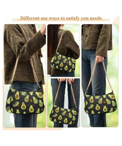 Fruit Shoulder Bag Avocado Little Cute Family Women Clutch Handbag Shoulder Purch Boho Bag Date Chain Bag Tote Bag Spring Hol...