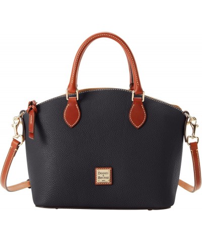 Handbag, Pebble Grain Geena Satchel Black $73.99 Satchels