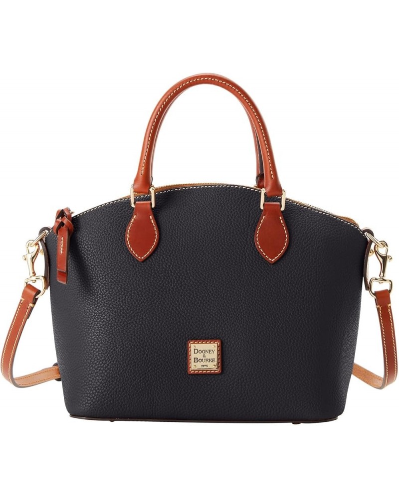 Handbag, Pebble Grain Geena Satchel Black $73.99 Satchels