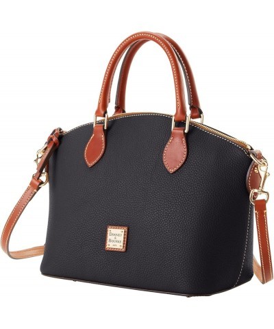 Handbag, Pebble Grain Geena Satchel Black $73.99 Satchels