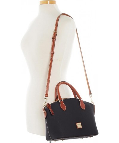 Handbag, Pebble Grain Geena Satchel Black $73.99 Satchels