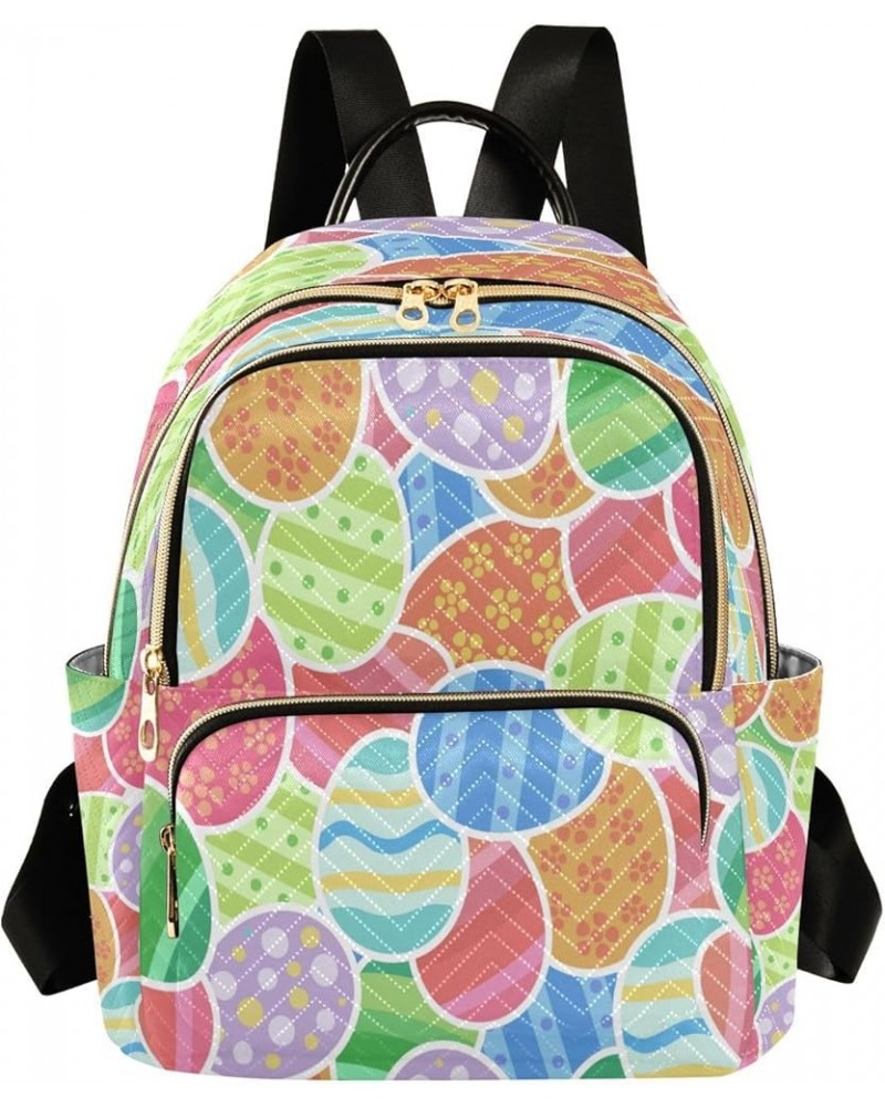 Fashion Backpack Mini Backpack Purse Casual Daily Backpack Colorful Easter Egg for Travel for College Work Medium $17.10 Back...