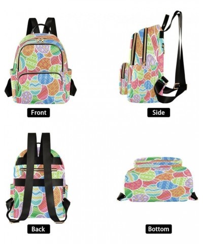 Fashion Backpack Mini Backpack Purse Casual Daily Backpack Colorful Easter Egg for Travel for College Work Medium $17.10 Back...