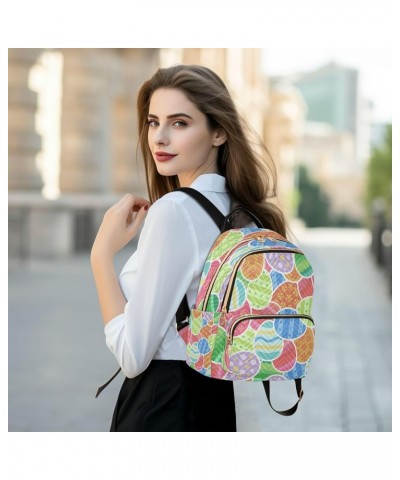 Fashion Backpack Mini Backpack Purse Casual Daily Backpack Colorful Easter Egg for Travel for College Work Medium $17.10 Back...