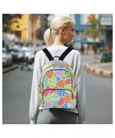 Fashion Backpack Mini Backpack Purse Casual Daily Backpack Colorful Easter Egg for Travel for College Work Medium $17.10 Back...