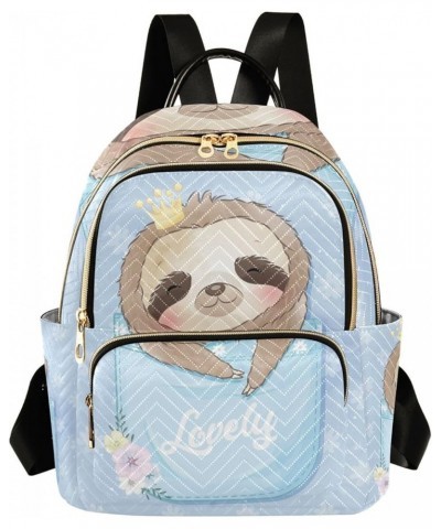 Small Backpack for Women Travel Bag Cute Little Sloth Daypack Purse Fashion Shoulder Bag Rucksack Medium B877 $13.51 Backpacks