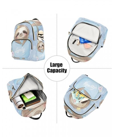 Small Backpack for Women Travel Bag Cute Little Sloth Daypack Purse Fashion Shoulder Bag Rucksack Medium B877 $13.51 Backpacks